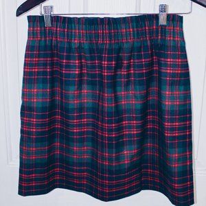 J. Crew Paperbag Plaid Skirt